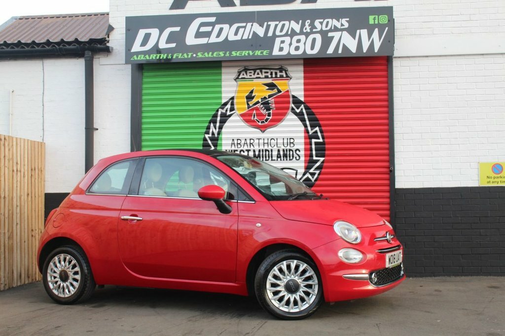 Fiat 500 Hatchback WO18UAT Red #3