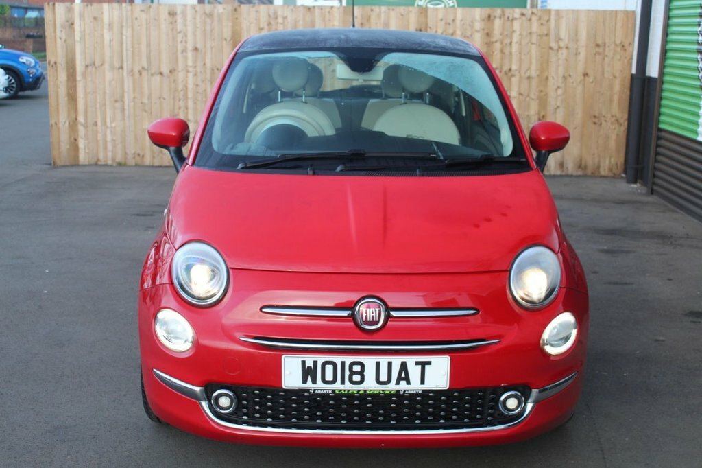 Fiat 500 Hatchback WO18UAT Red #2