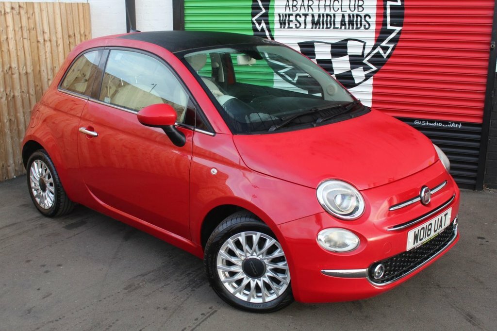 Fiat 500 Hatchback WO18UAT Red #4