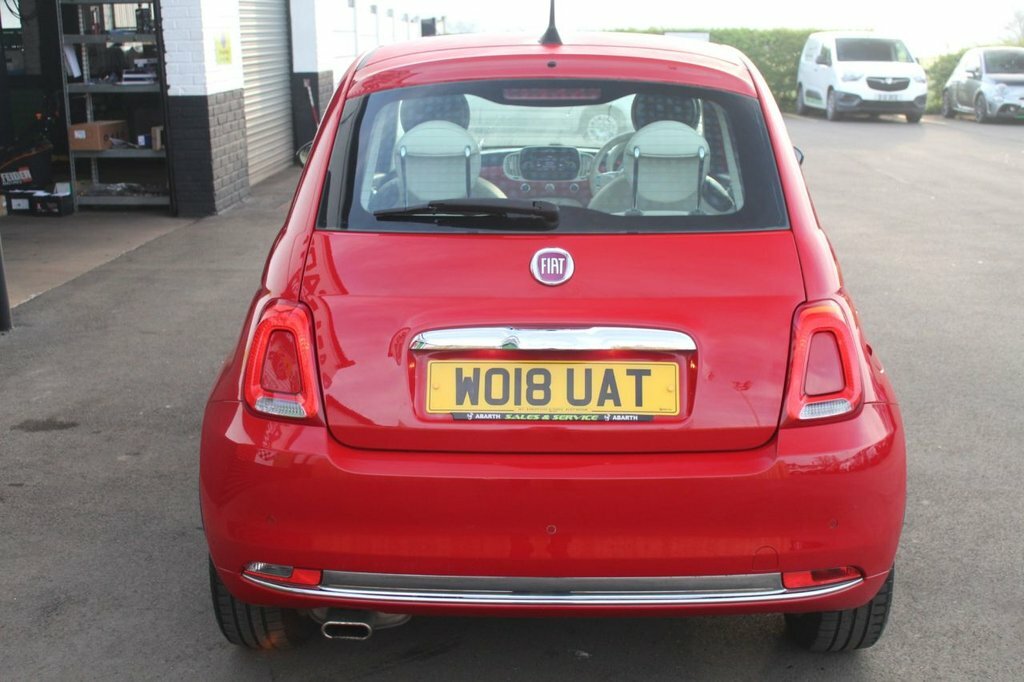 Fiat 500 Hatchback WO18UAT Red #5