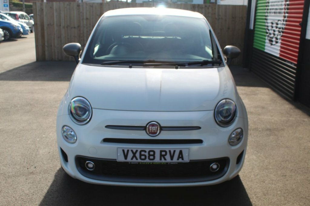 Fiat 500 Hatchback VX68RVA White #2