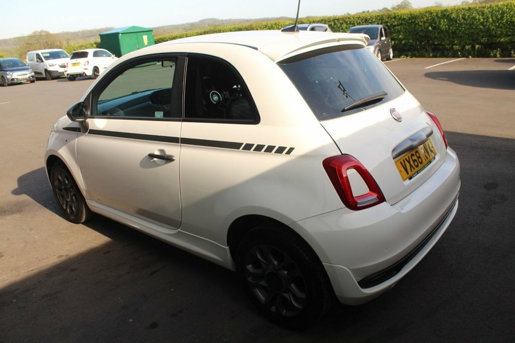 Fiat 500 Hatchback VX68RVA White #6