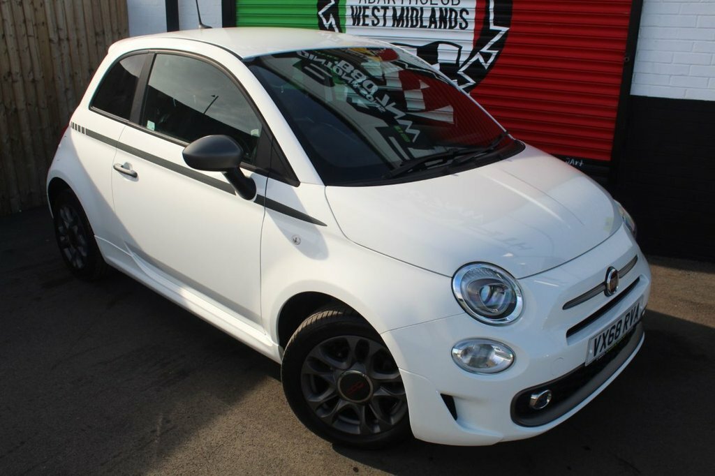Fiat 500 Hatchback VX68RVA White #3