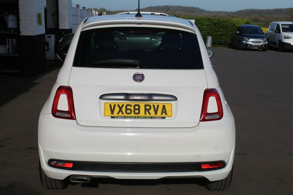 Fiat 500 Hatchback VX68RVA White #4