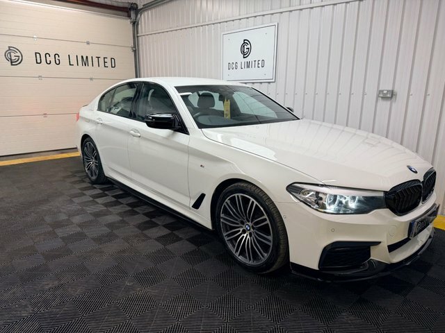 BMW 5 Series 520I Gpf M Sport YD68UAC Black #4