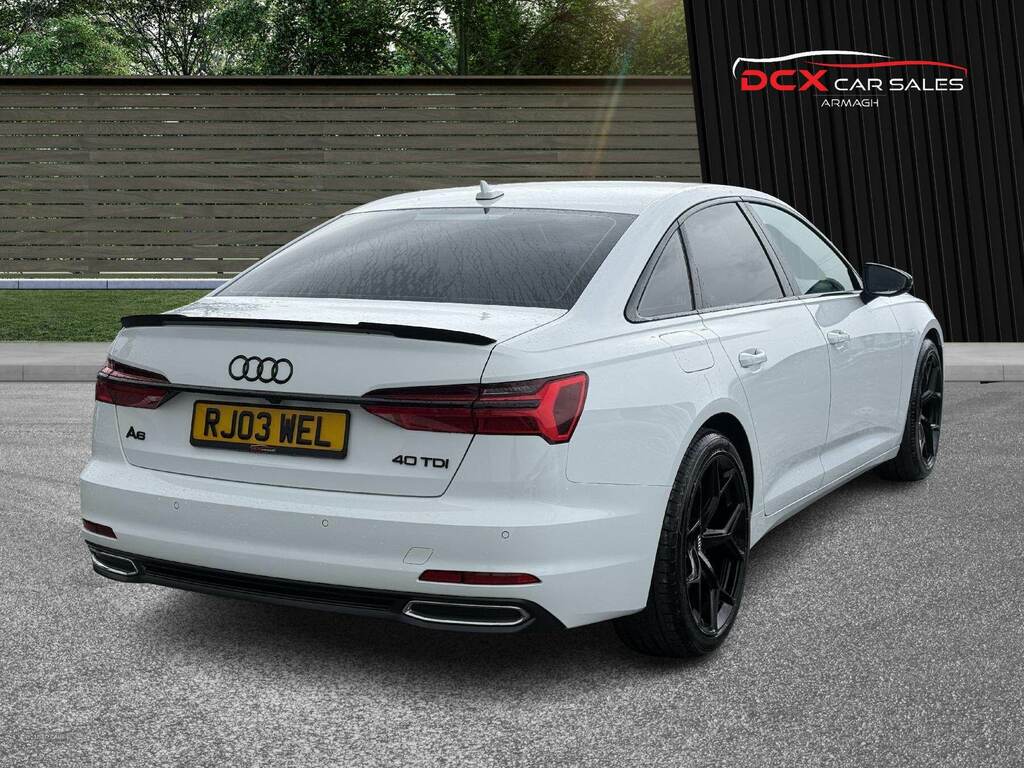 Audi A6 40 Tdi Sport S Tronic RJ03WEL White #4