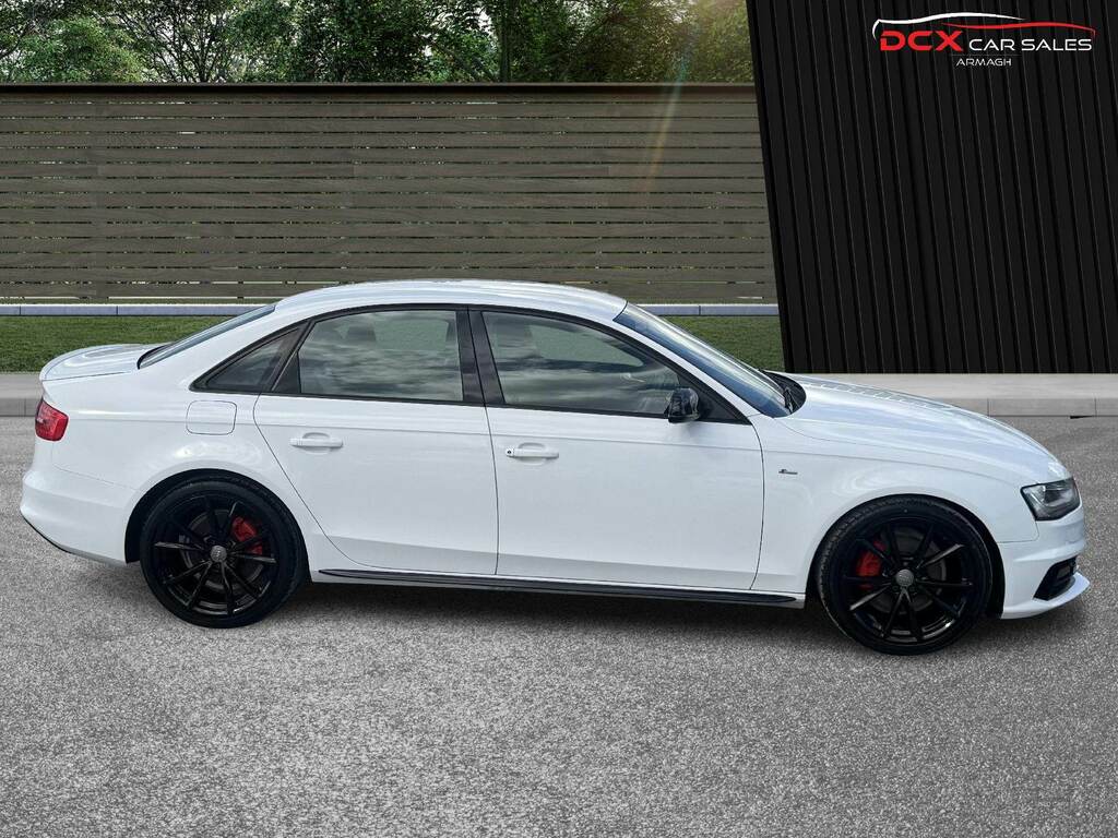 Audi A4 2.0 Tdi 190 Black Edition Nav KU65YWE White #3