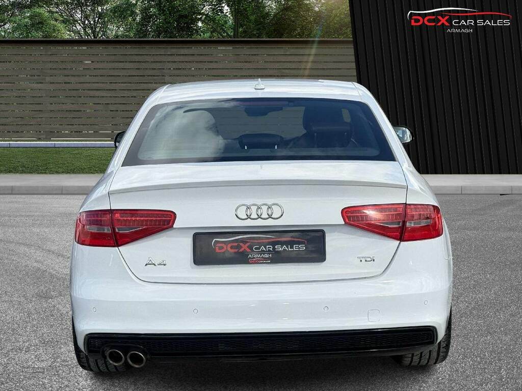 Audi A4 2.0 Tdi 190 Black Edition Nav KU65YWE White #5
