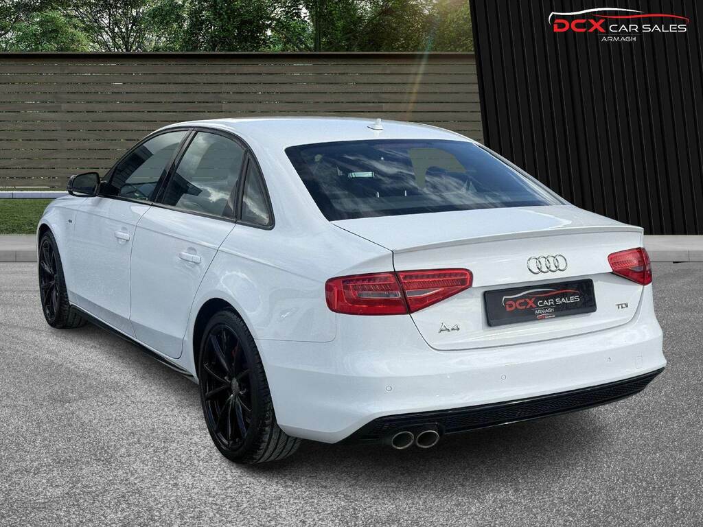 Audi A4 2.0 Tdi 190 Black Edition Nav KU65YWE White #6