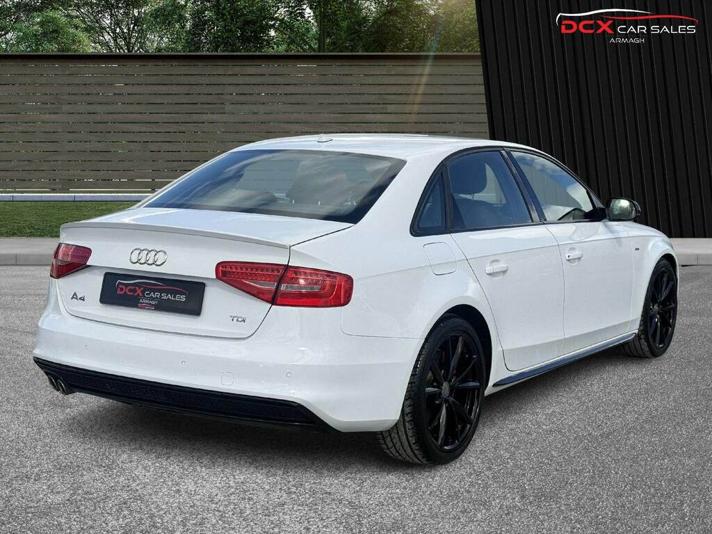 Audi A4 2.0 Tdi 190 Black Edition Nav KU65YWE White #4