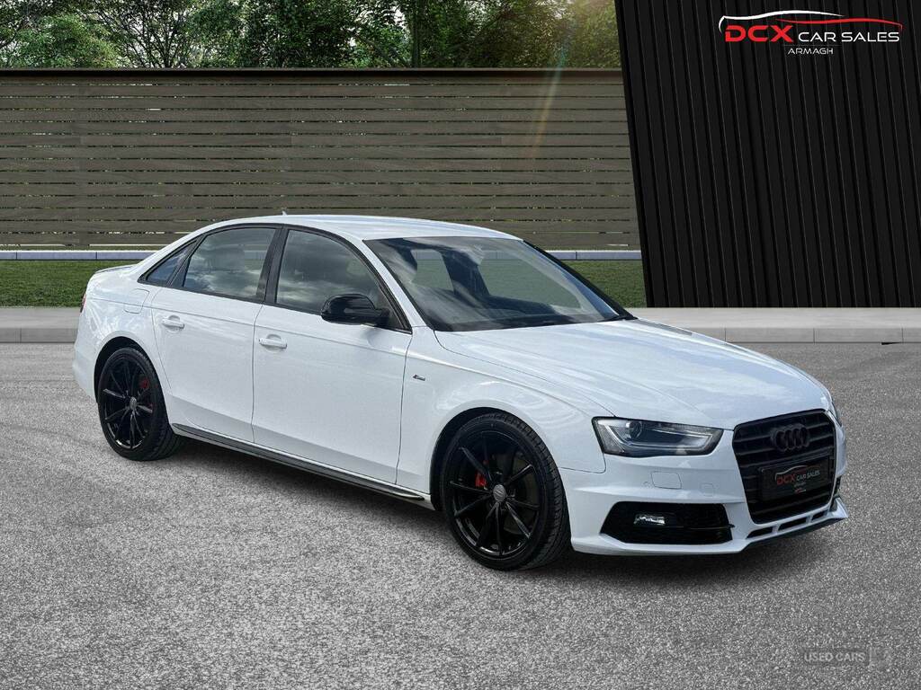 Audi A4 2.0 Tdi 190 Black Edition Nav KU65YWE White #2