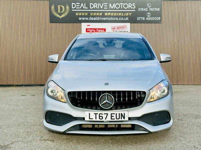 Mercedes-Benz A Class 2017 1.5 A180d Amg Line Hatchback 7G-dc LT67EUN Silver #3