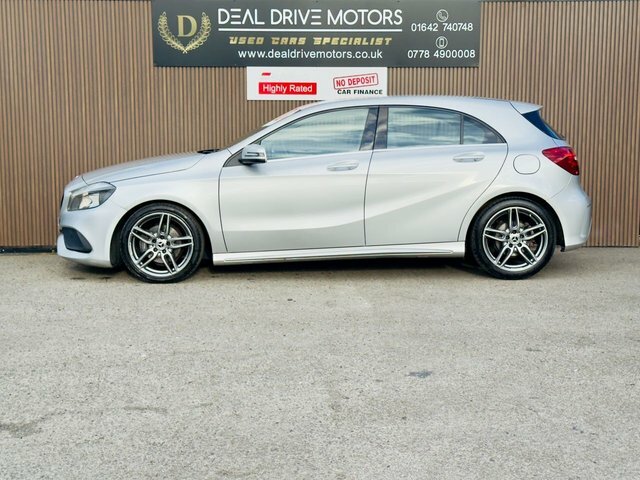Mercedes-Benz A Class 2017 1.5 A180d Amg Line Hatchback 7G-dc LT67EUN Silver #5