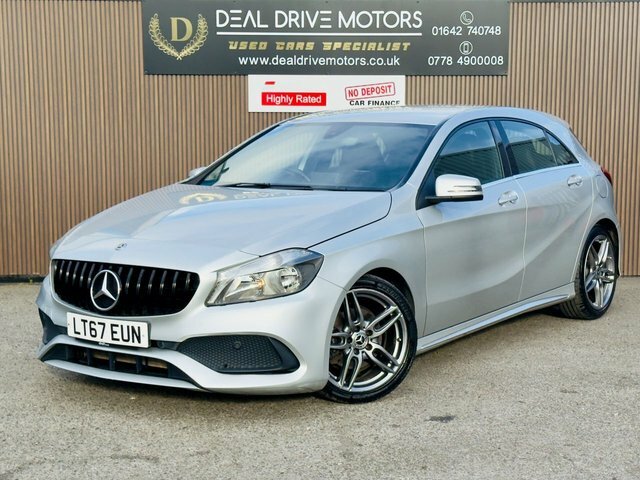 Mercedes-Benz A Class 2017 1.5 A180d Amg Line Hatchback 7G-dc LT67EUN Silver #4
