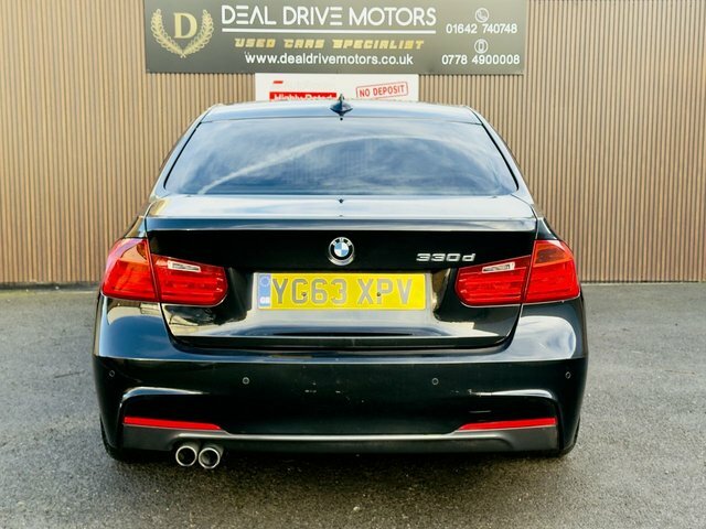 BMW 3 Series 2013 3.0 330D M Sport Saloon Euro YG63XPV Black #6