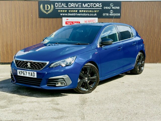 Peugeot 308 2017 1.6 Bluehdi Gt Line Hatchback Manu KP67YAD Blue #4