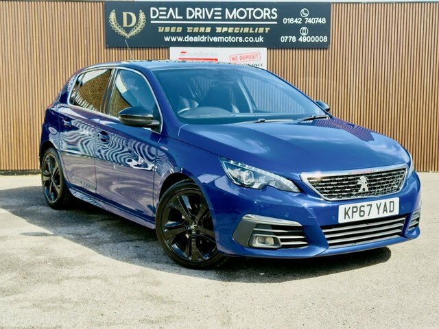 Peugeot 308 2017 1.6 Bluehdi Gt Line Hatchback Manu Blue