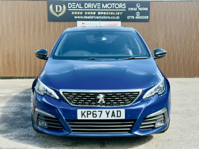 Peugeot 308 2017 1.6 Bluehdi Gt Line Hatchback Manu KP67YAD Blue #3