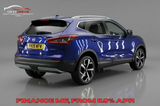 Nissan Qashqai Dig-t Tekna Suv PK19WFW Blue #2