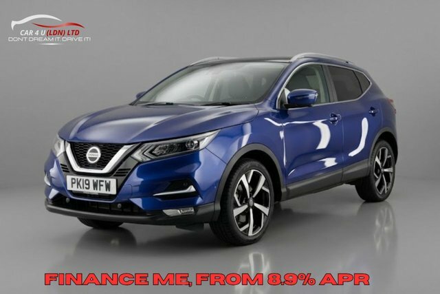 Nissan Qashqai Dig-t Tekna Suv PK19WFW Blue #3