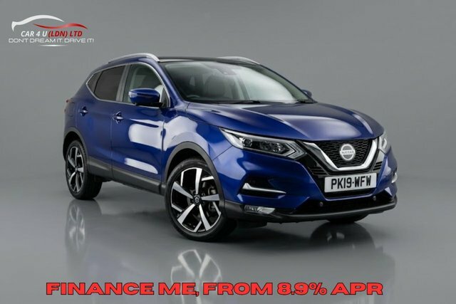 Nissan Qashqai Dig-t Tekna Suv PK19WFW Blue