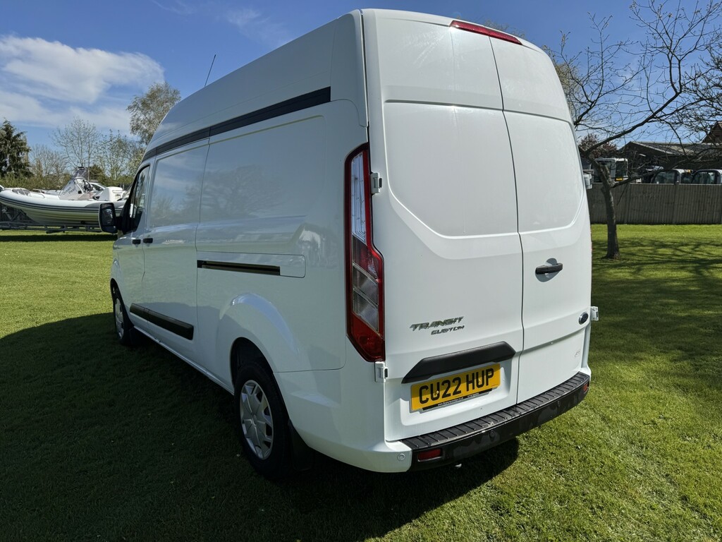 Ford Transit Custom 2.0 Transit Custom High Roof Trend Van 300 L2 2.0L CU22HUP White #5