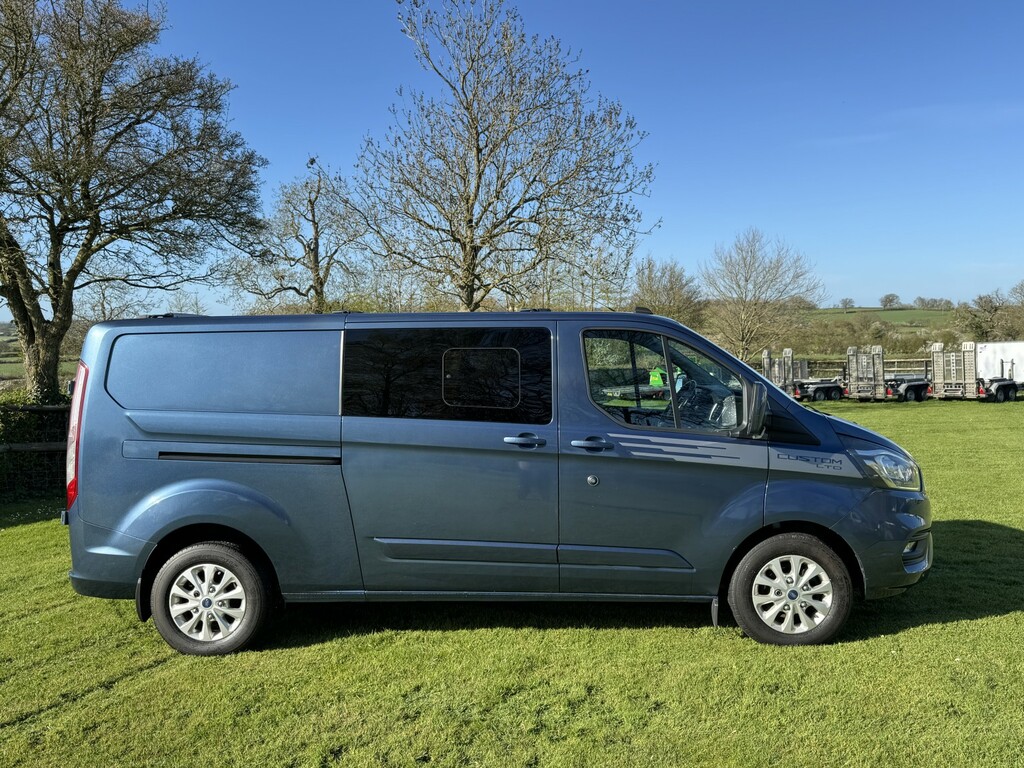 Ford Transit Custom 2.0 320 Ecoblue Limited 182Hp Lwb SL20LPA Blue #4