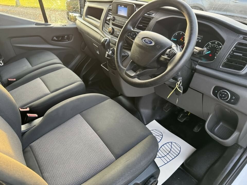 Ford Transit Custom 2.0 Transit Leader Van 350 L4 H3 Ecoblue 130Ps Rwd BD21UVM White #5