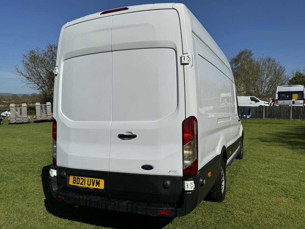 Ford Transit Custom 2.0 Transit Leader Van 350 L4 H3 Ecoblue 130Ps Rwd BD21UVM White #3