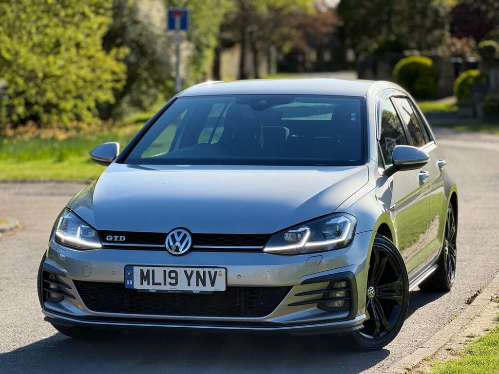 Volkswagen Golf 2.0 Tdi Gtd Dsg Euro 6 Ss ML19YNV Silver #2