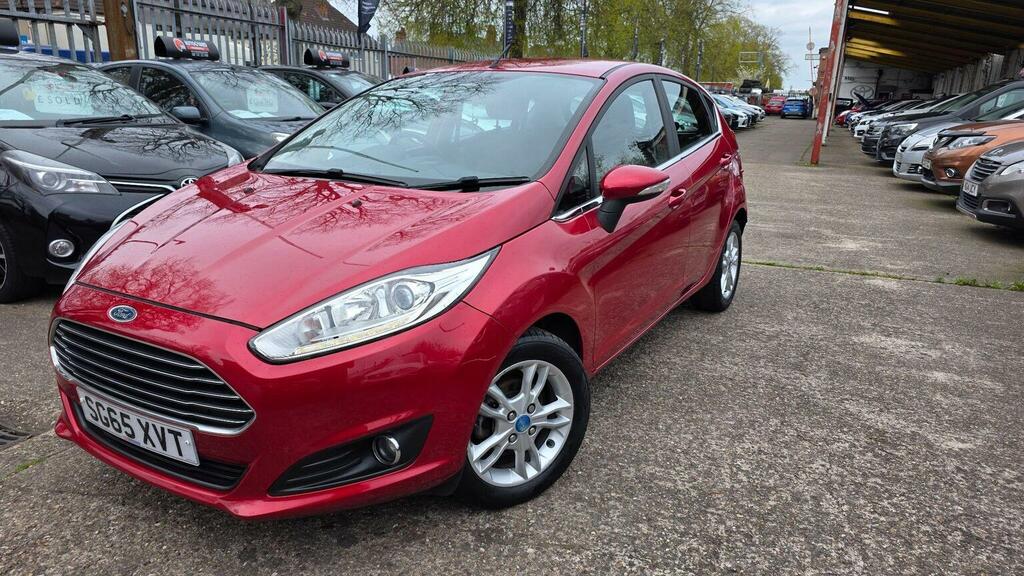 Ford Fiesta 1.5 Tdci Zetec Euro 6 SG65XVT Red
