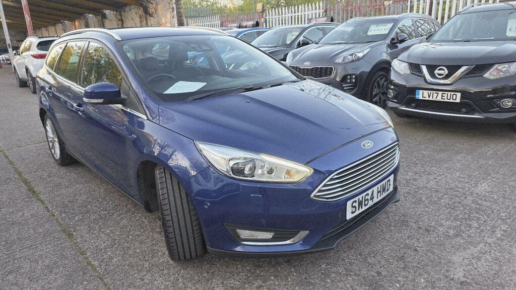 Ford Focus 1.5 Tdci Titanium X Euro 6 Ss SW64HMD Blue #2