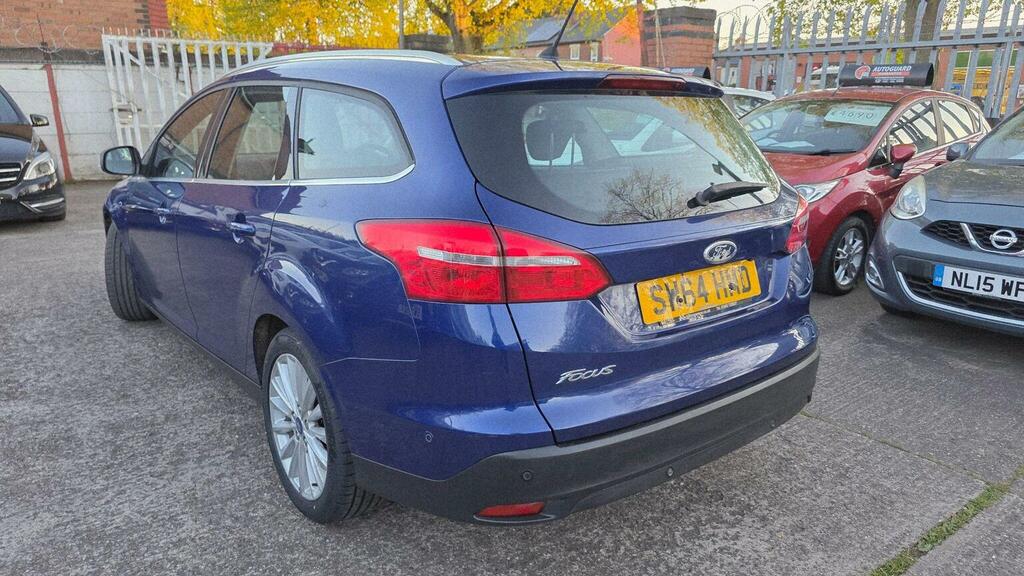 Ford Focus 1.5 Tdci Titanium X Euro 6 Ss SW64HMD Blue #4