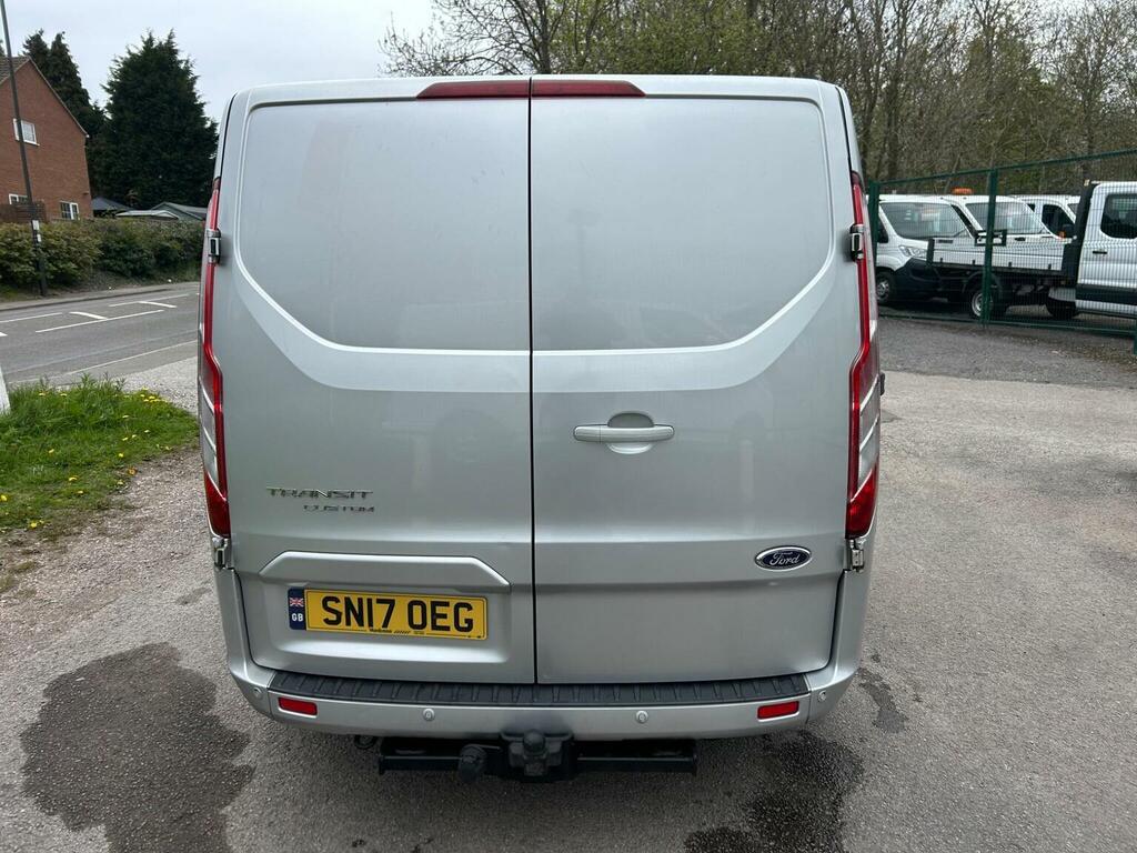 Ford Transit Custom 2.0 300 Ecoblue Limited Crew Van L1 H1 Euro 6 SN17OEG Silver #5