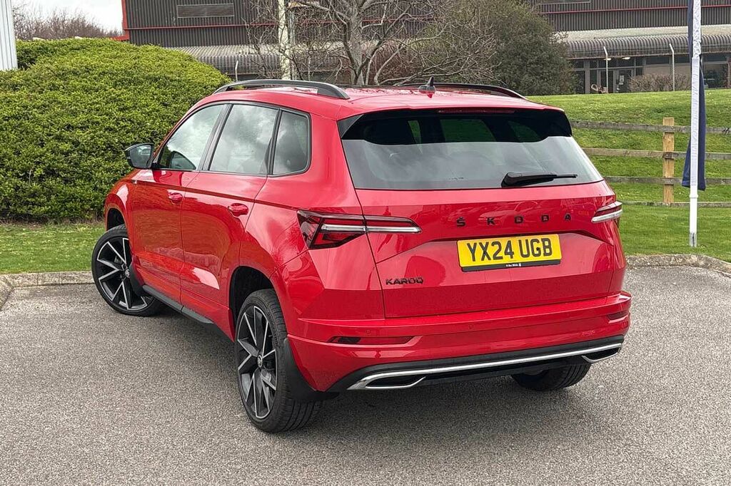 Skoda Karoq 1.5 Tsi Sportline Dsg YX24UGB Red #3