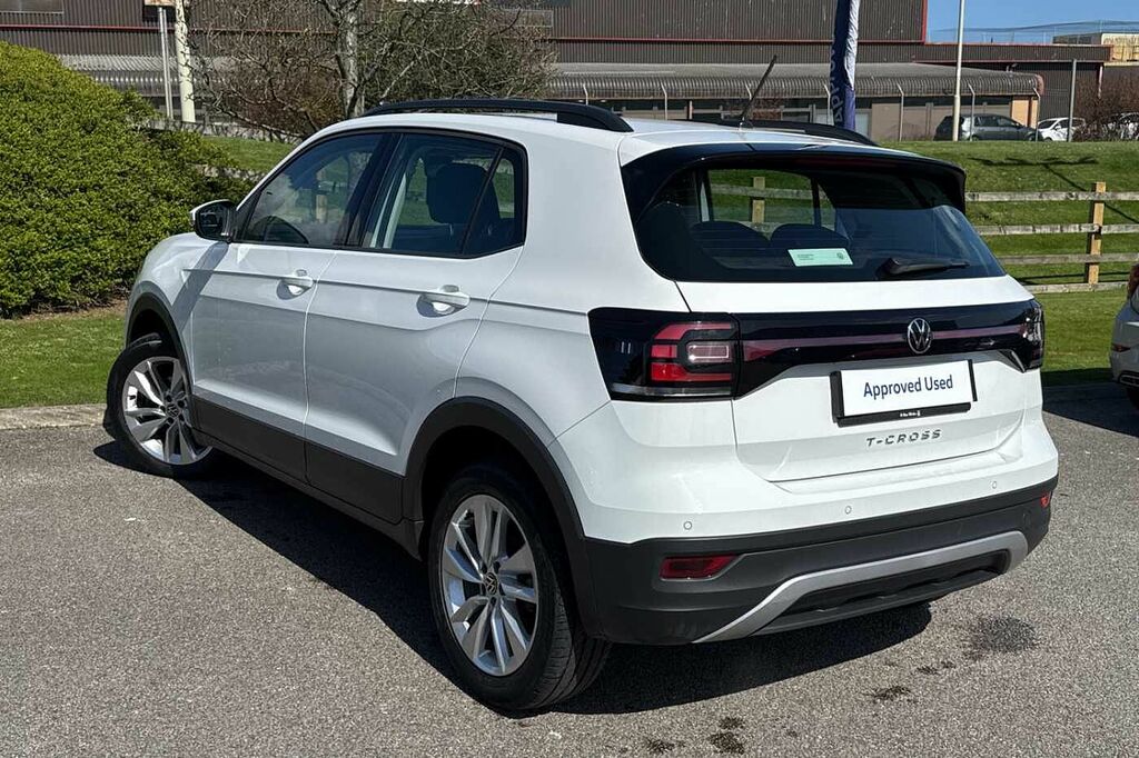 Volkswagen T-Cross 1.0 Tsi 110 Se YY22EUW White #3