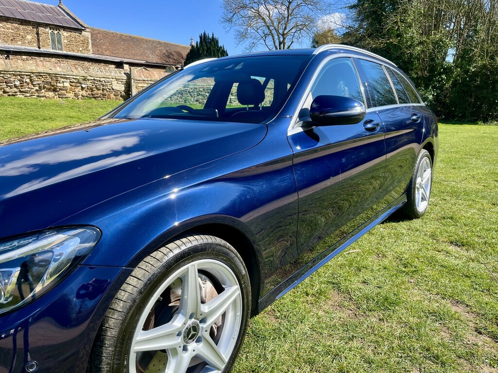 Mercedes-Benz C Class Estate 2.1 C250d Amg Line 4Matic 201767 KW67AAU Blue #6