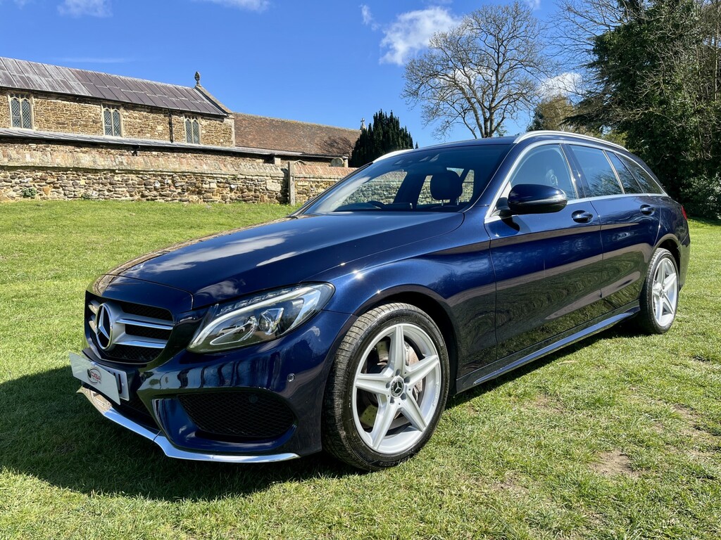 Mercedes-Benz C Class Estate 2.1 C250d Amg Line 4Matic 201767 KW67AAU Blue #2