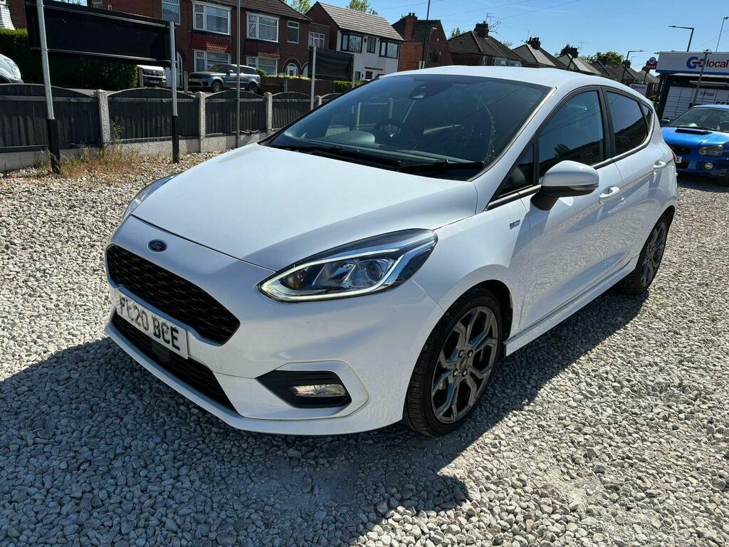Ford Fiesta Hatchback 1.0T Ecoboost St-line Edition Euro 6 S FL20BCE White #5