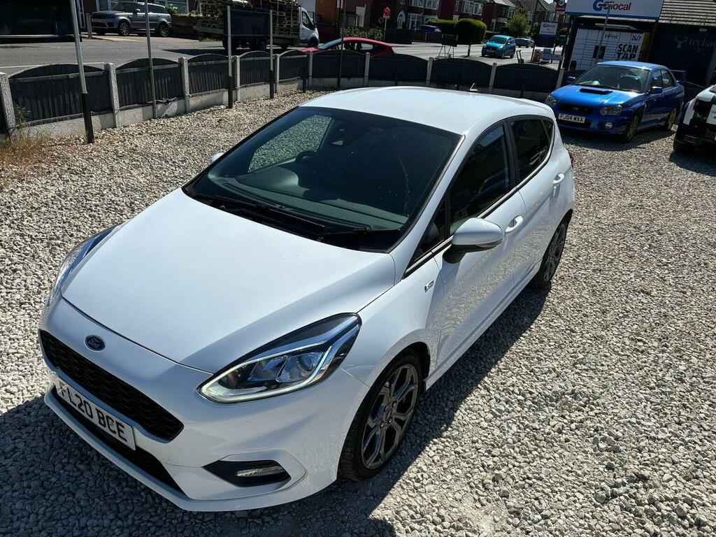 Ford Fiesta Hatchback 1.0T Ecoboost St-line Edition Euro 6 S FL20BCE White #2
