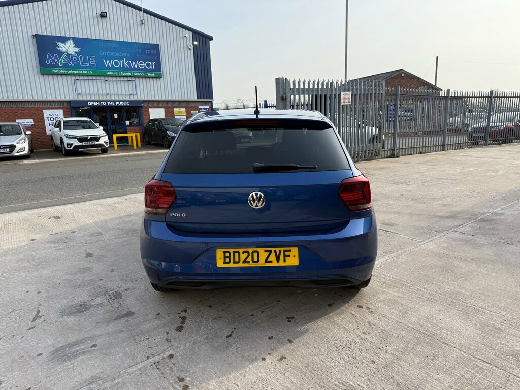 Volkswagen Polo 1.0 Tsi Match Hatchback Euro 6 BD20ZVF Blue #3