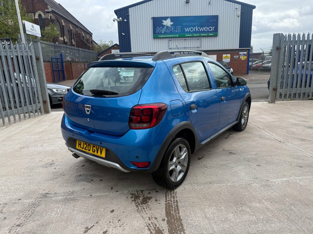 Dacia Sandero Stepway 0.9 Tce Comfort Hatchback Euro 6 HJ20GVV Blue #2