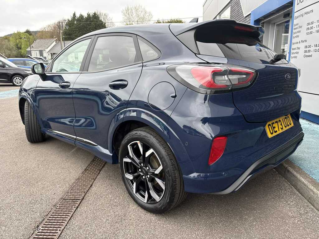 Ford Puma St-line X Mhev OE73UZO Blue #4