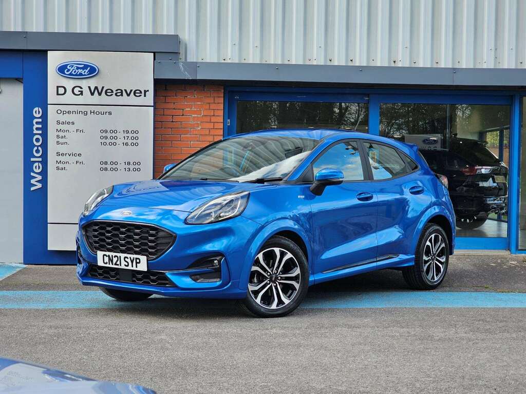 Ford Puma St-line Mhev Blue