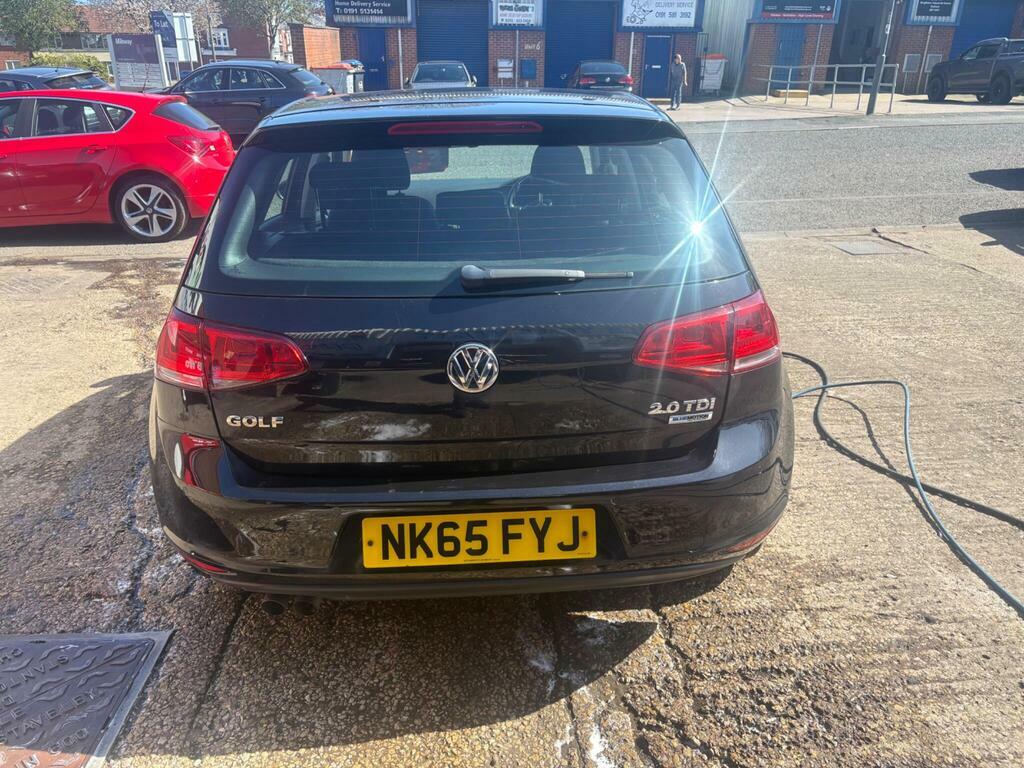 Volkswagen Golf 2.0 Tdi Bluemotion Tech Match Euro 6 S S NK65FYJ Black #5