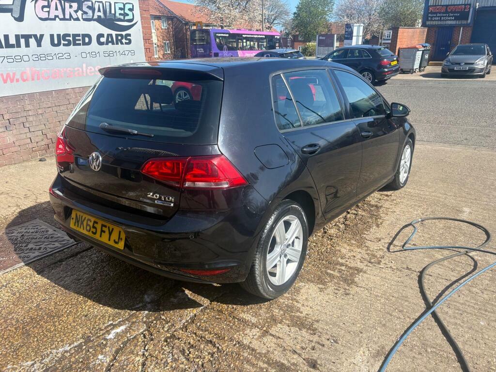 Volkswagen Golf 2.0 Tdi Bluemotion Tech Match Euro 6 S S NK65FYJ Black #6