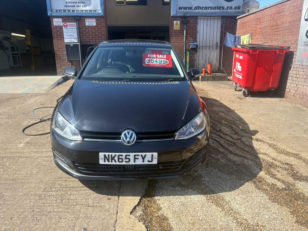 Volkswagen Golf 2.0 Tdi Bluemotion Tech Match Euro 6 S S NK65FYJ Black #2