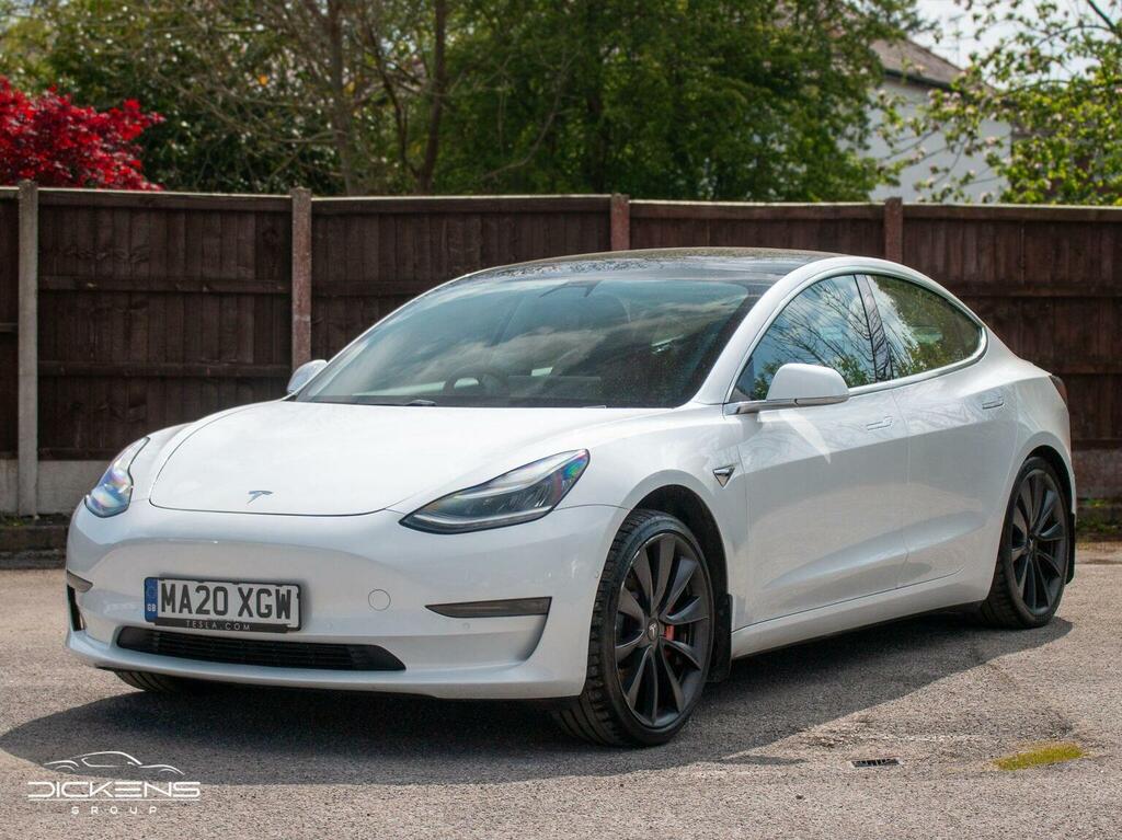 Tesla Model 3 Saloon Dual Motor Performance 4Wde Per MA20XGW White #3