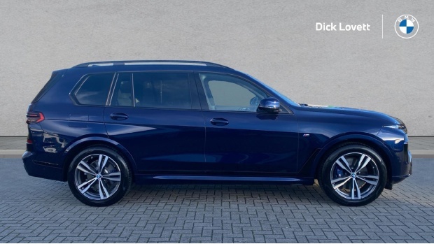 BMW X7 40D Mht M Sport Xdrive Euro 6 WX75RZC Blue #3