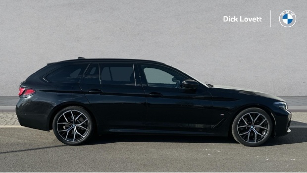 BMW 5 Series 520D Mht M Sport Touring Steptronic Euro 6 WM72PWE Blue #3
